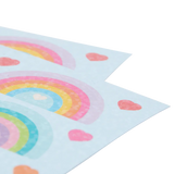 Rainbow Heart Love Stickers