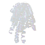 Curly Bow-White Pearl