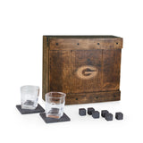 GEORGIA BULLDOGS - WHISKEY BOX GIFT SET