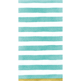 Bold Strokes - Teal Paper Guest Towel Napkins