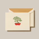 Potted Bonsai Tree Note