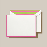 Raspberry Bordered Note