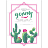 CACTUS INVITATION