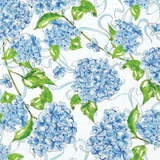 Hydrangea Allover Luncheon Napkins
