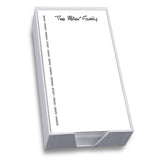 Family Pride List - White With Holder