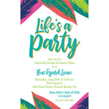 LIFE AT PARTY INVITATIONS