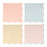 Gingham Large Paper Napkins