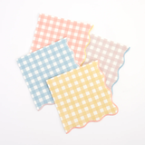 Gingham Small Paper Napkins