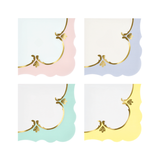 Rococo Small Pastel Paper Napkins