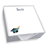Grauate Memo Sqaure - White With Holder