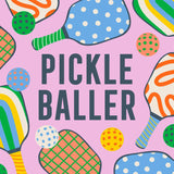 PICKLE BALLER BEVERAGE NAPKINS