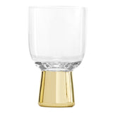 GOLD PLATED MODERN HIGHBALL GLASS