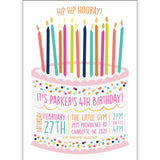 BIRTHDAY CAKE INVITATIONS