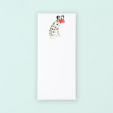 Heart Dalmation List Notepad
