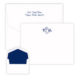 Sydney Monogram Correspondence Card