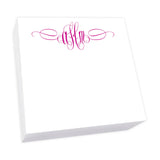 Delavan Monogram Desk Slab - White