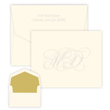Banbury Duogram Embossed Note Cards