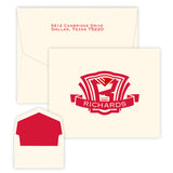 Shield Folded Note Cards