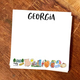 State of Georgia Chunky Notepad