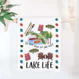 LAKE LIFE TEA TOWEL
