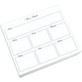 Organize By Day Super Slab - White