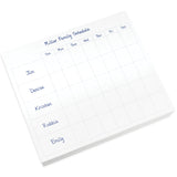 Family Organize By Day Super Slab - White